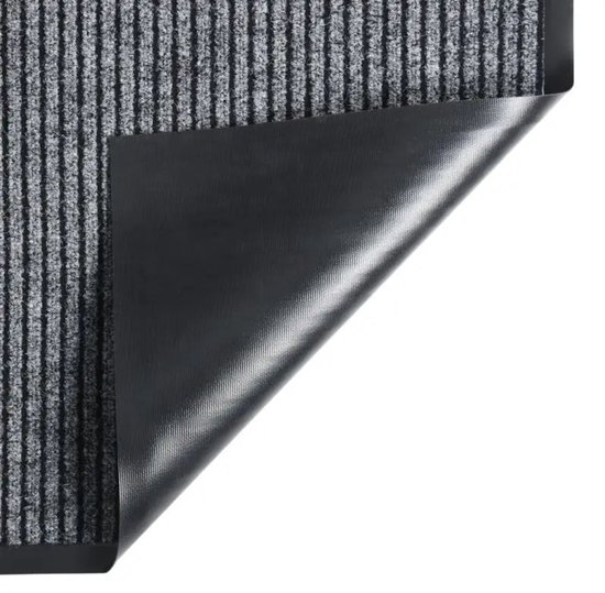 Paillasson 40x60cm Anthracite - Intérieur et Extérieur - Antidérapant