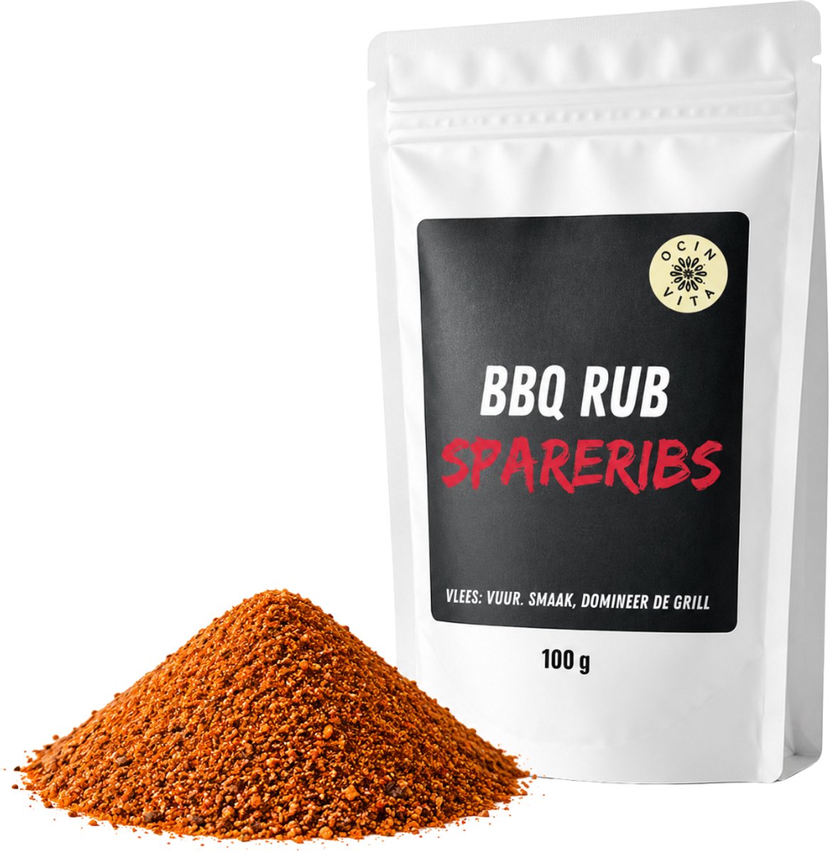 Ocin Vita - BBQ Rub - Dry Rub - Spareribs 250 gram
