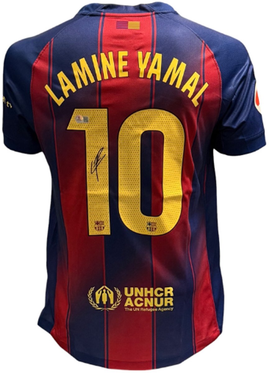 Lamine Yamal gesigneerd FC Barcelona 25/26 Thuis Shirt