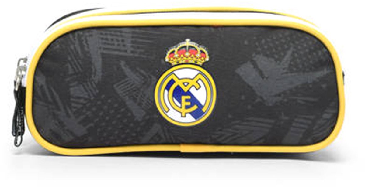 Real Madrid etui - pennenzak GR dubbel zwart