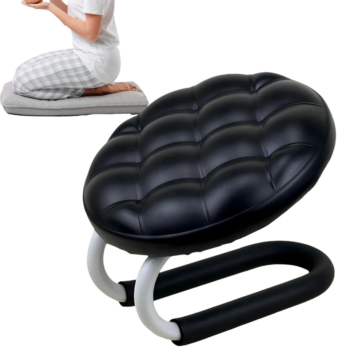 Meditatiebank | Meditatiebankje Bidbankje Knielkruk,Ergonomisch Knielkussen