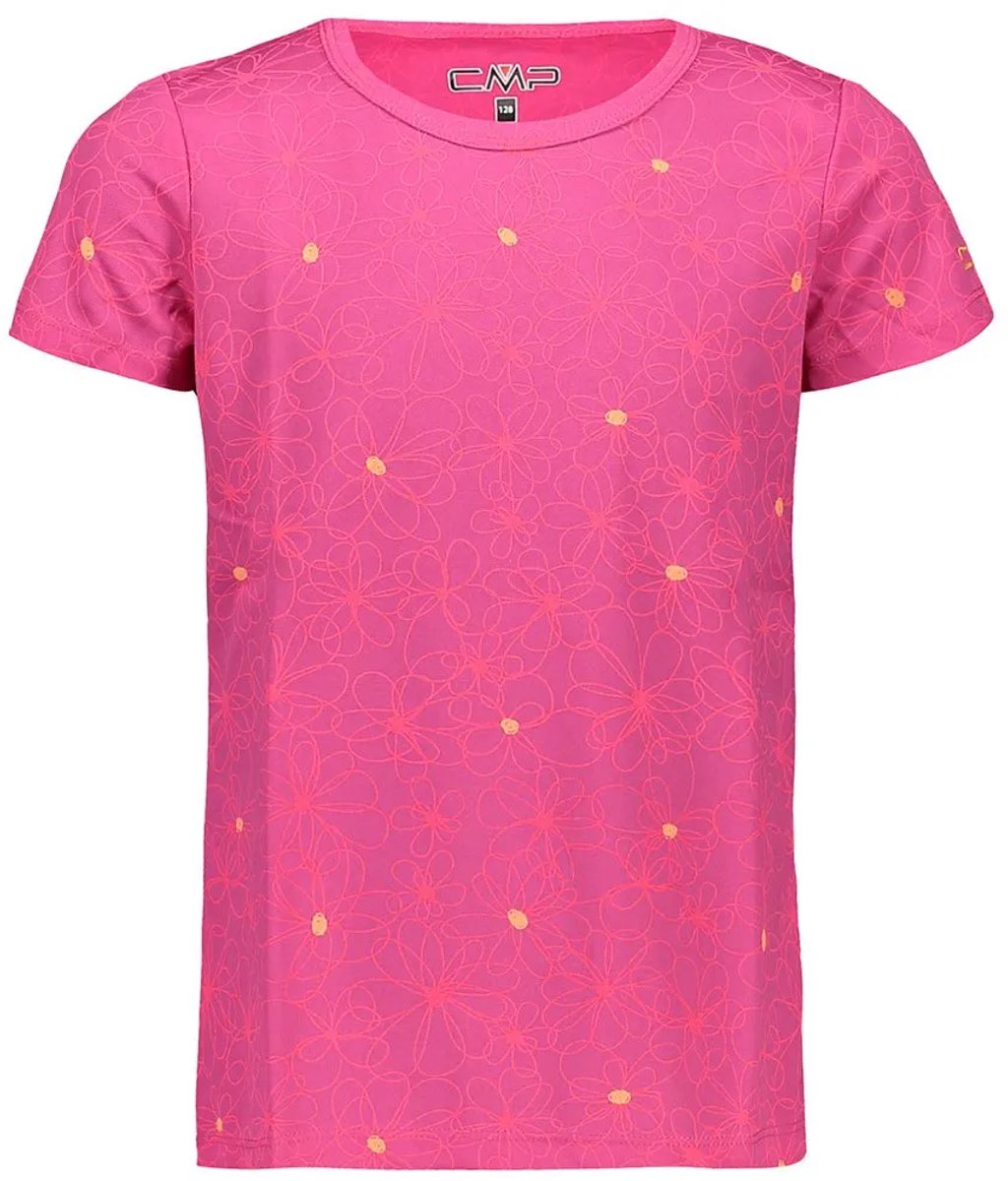 Cmp 38t6385 T-shirt Met Korte Mouwen 3 Years Meisje Buganvilla