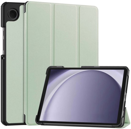 imoshion Tablet Hoes - Geschikt voor Samsung Galaxy Tab A11 / A9 8.7 inch - Trifold Bookcase - Lichtgroen