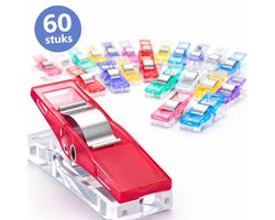 Joyage Kopspelden vervanger - 60 stuks - Naai clips - Stofklemmen wonderclips - Quilt Clips naaien accessoires volwassenen – Naai accessoires naalden…