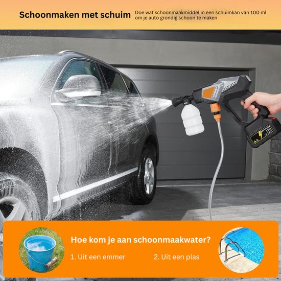 CRLYN® Hogedrukreiniger - Hogedrukspuit - Terrasreiniger van CRLYN — afbeelding 2