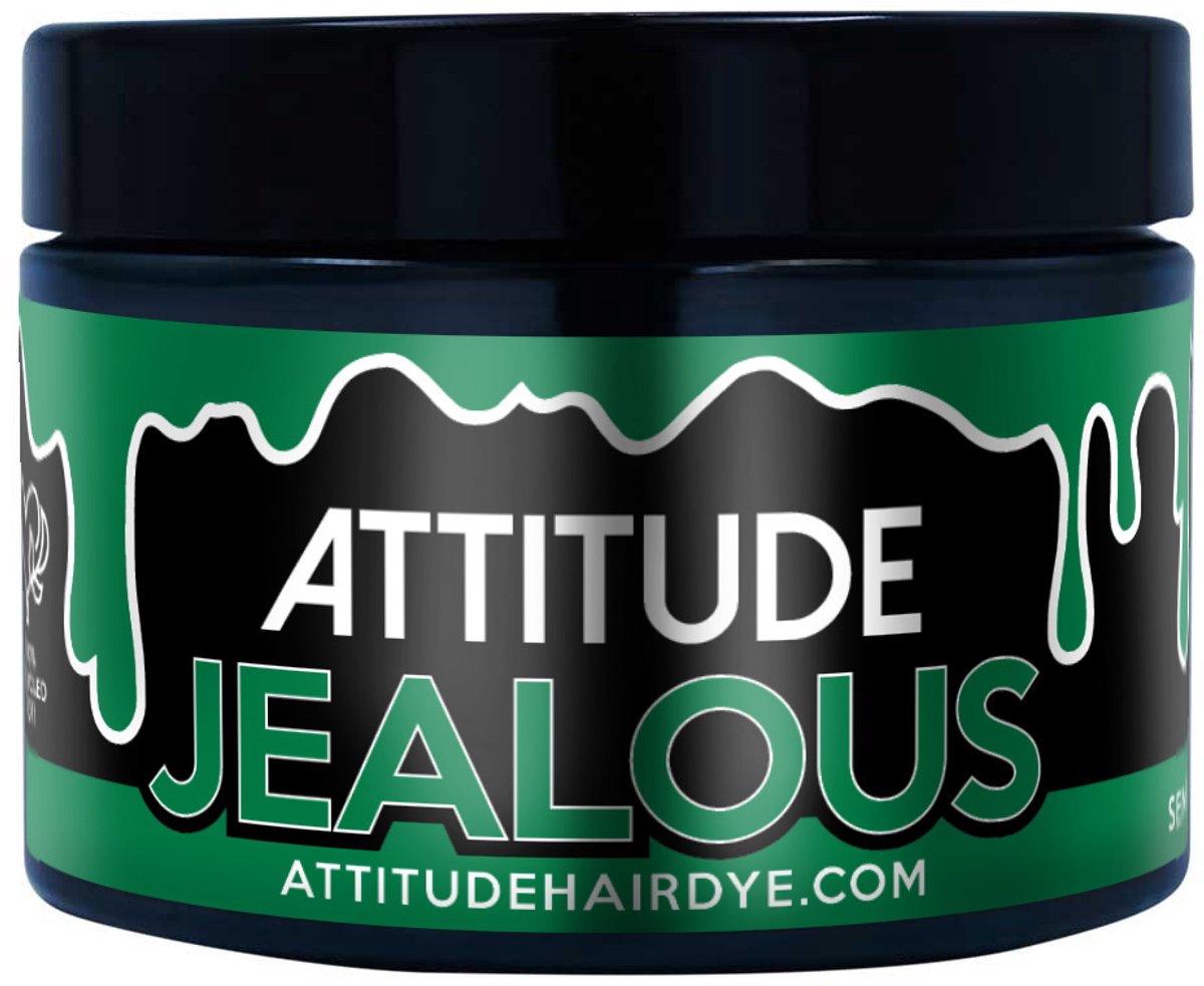 Attitude Hair Dye - Jealous Semi permanente haarverf - Donkergroen