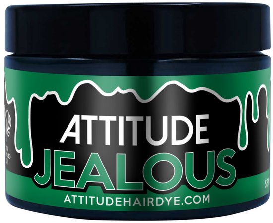 Pot Attitude Hair Dye 'Jealous' in groen.