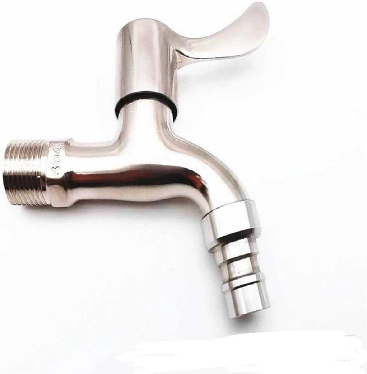 Kraan kraan rvs nozzle wasmachine enkele koude kraan 4 punten wasmachine kraan
