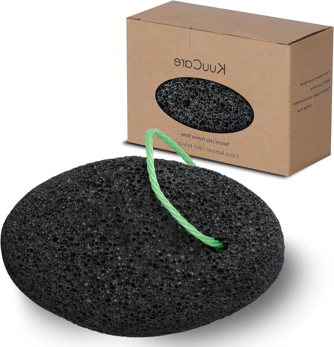 Pumice Stone - Voetsteen Lava - Voeten Zacht Maken - Natuurlijke Lava Steen - 9.91 x 7.11 x 4.06 cm