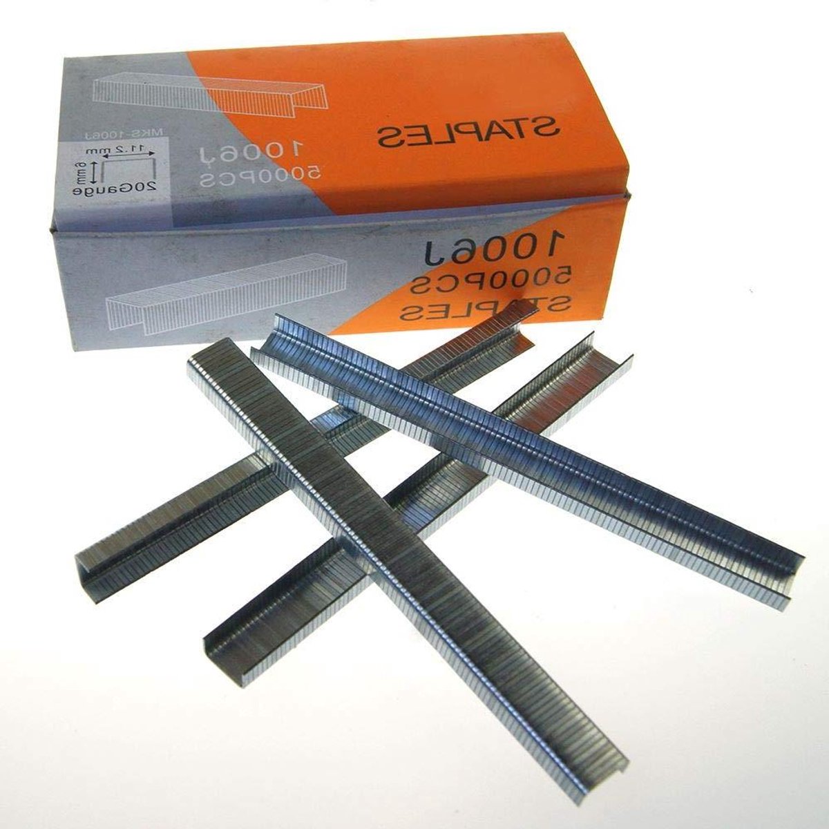 U-vormige Nietjes - Tacker Pins Bekledingsnieten - Meubels Stofferen - Gegalvaniseerde Staalafwerking - 6 mm - Zilver