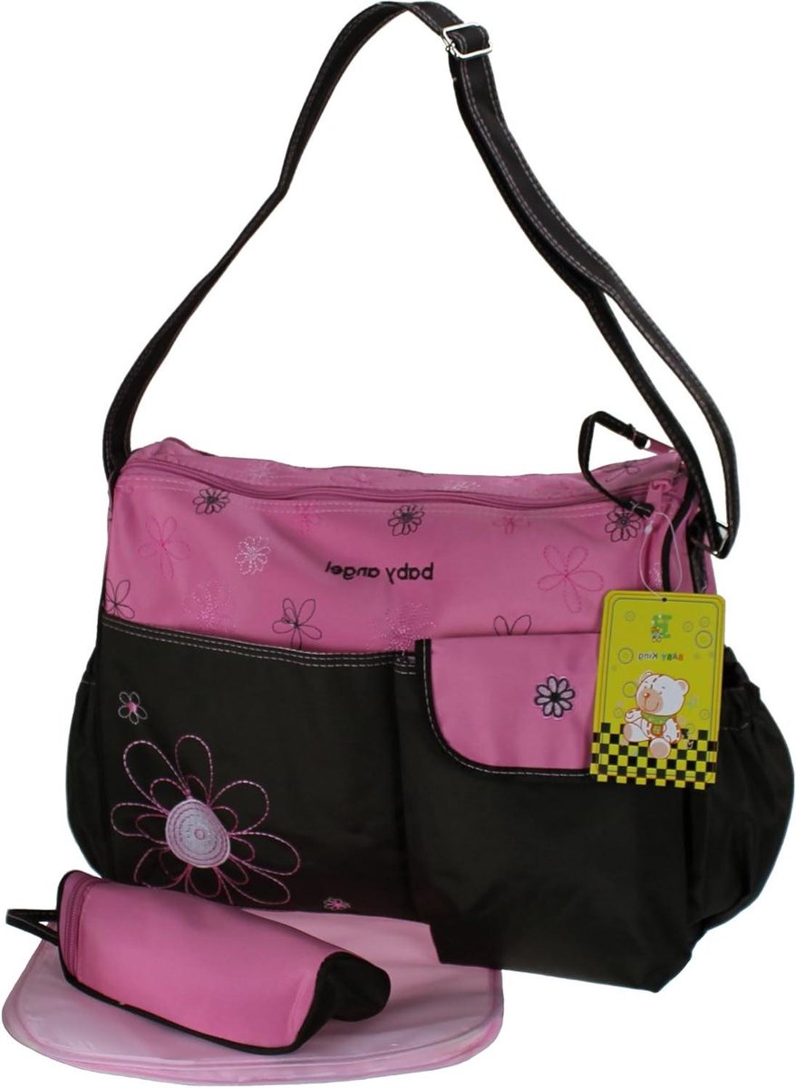 Baby Luiertas Set - Verzorgingstas Babytas - Daguitstapjes Baby - Waterafstotend Polyester - 40 x 30 x 20 cm