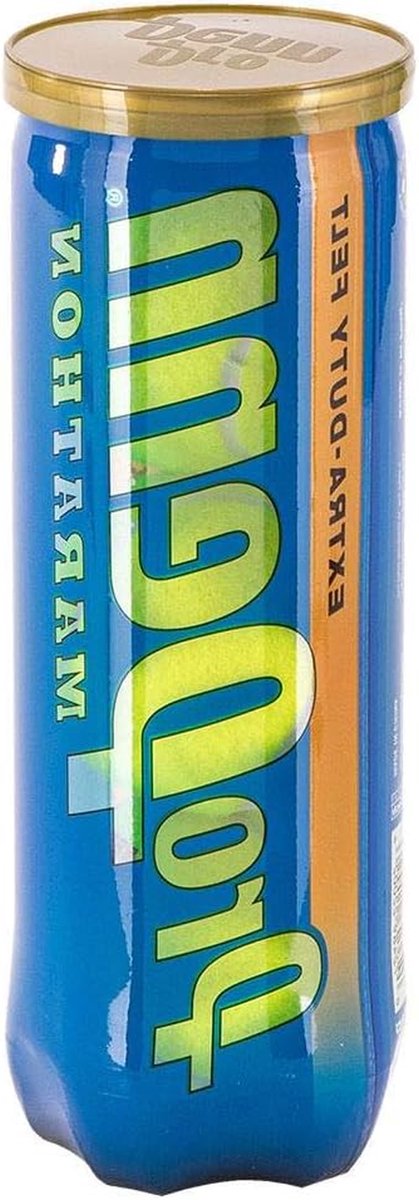 Tennisballen Marathon - Sportballen Tennis - Trainen en Spelen - Extra Duurzame Kern - 3 stuks - Geel