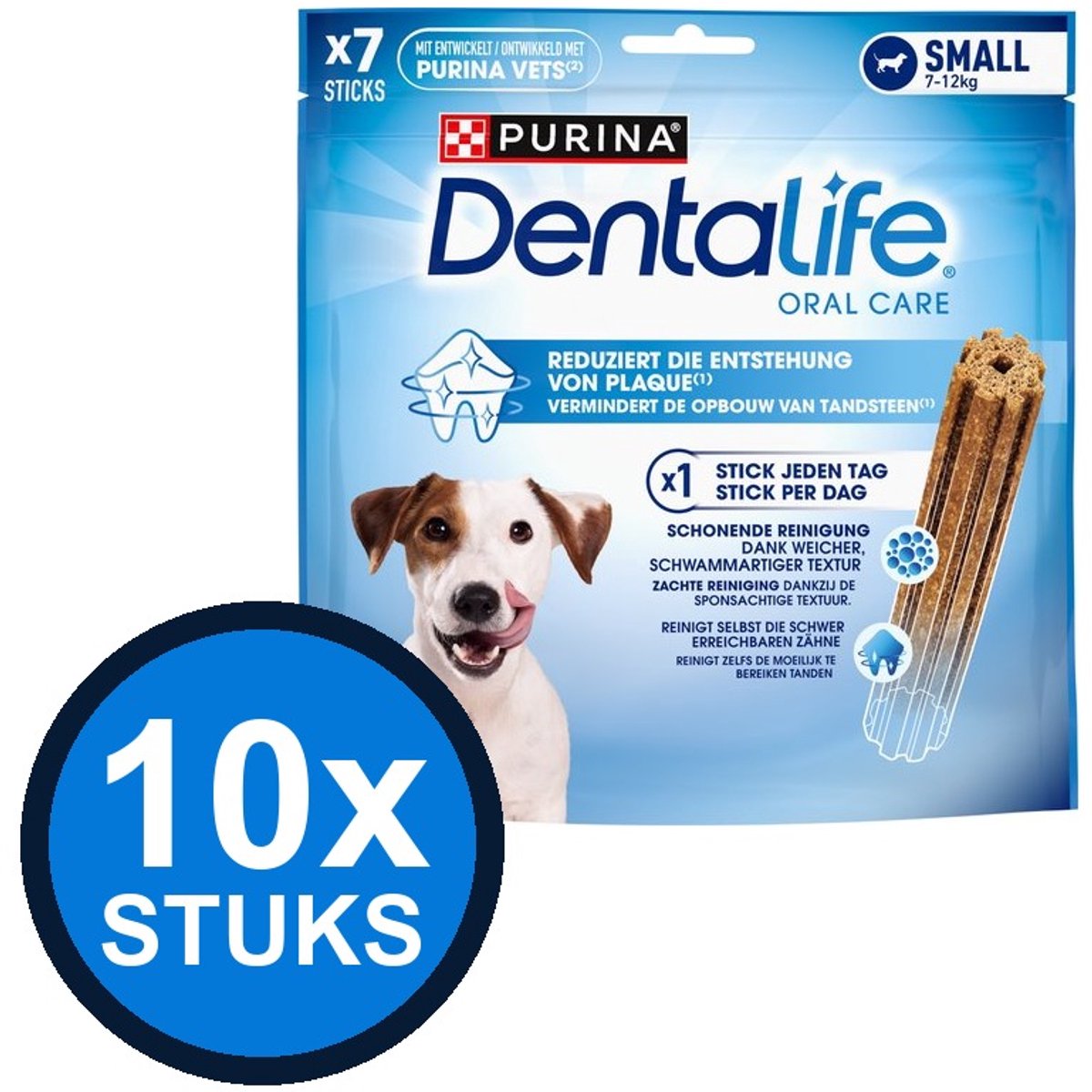 10x Dentalife - Small Hondensnack - Hondenvoer Snacks - 115 g