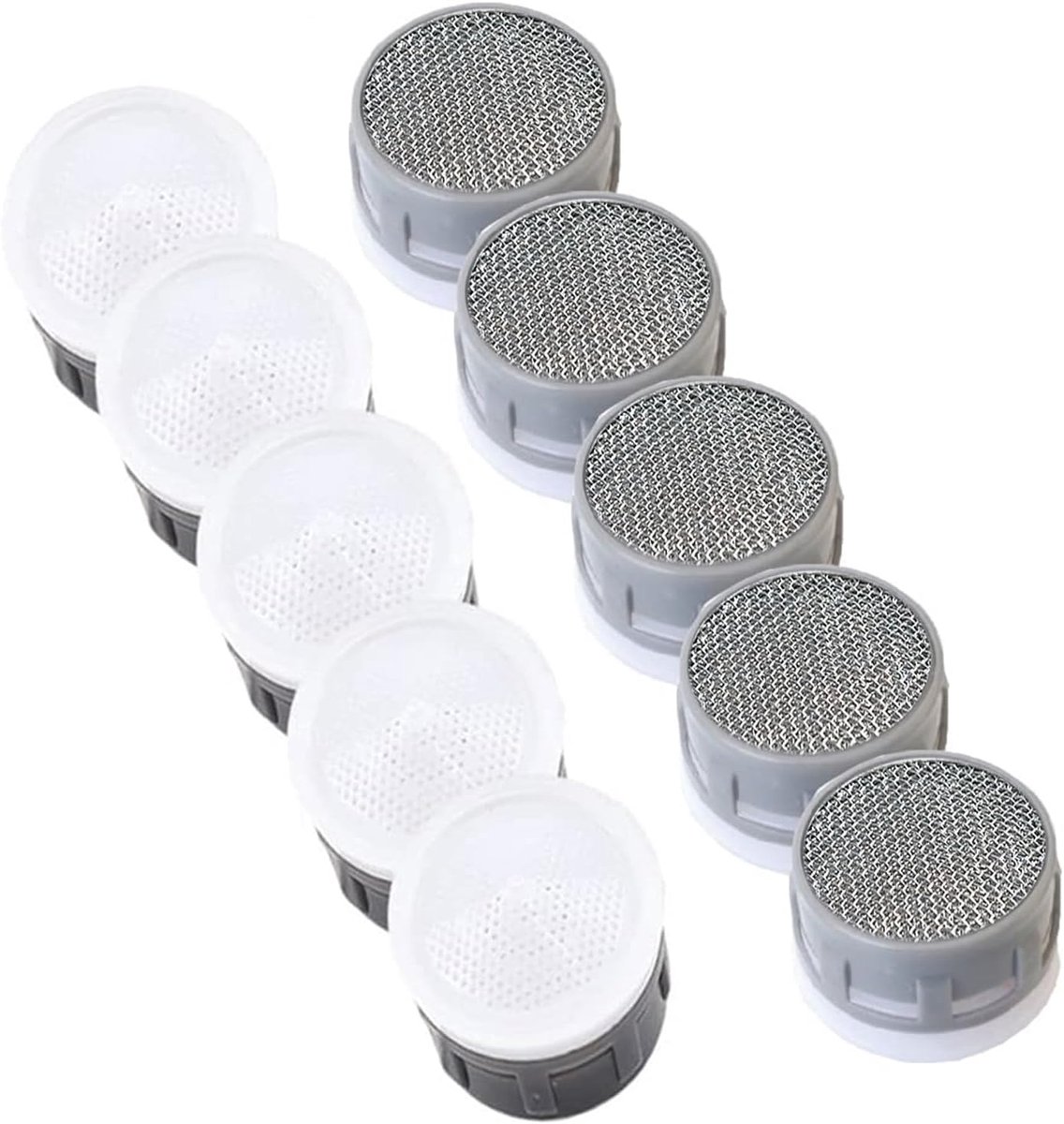 10 stuks binnenventilatoren honingraatventilator voor badkamer of keuken M22/M24 waterstroom Restrictor reserveonderdelen inzetstuk