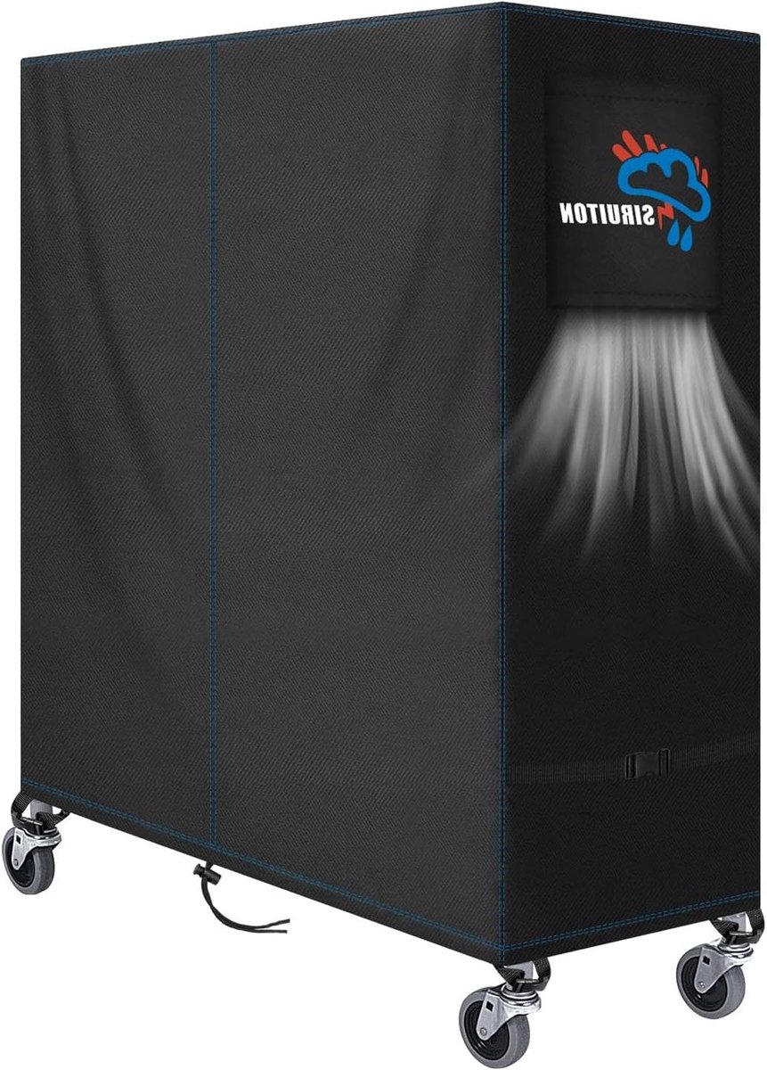 Tafeltennistafel Afdekking - Ping Pong Cover - Bescherming Buiten - Waterdicht Ademend Materiaal - 160 x 73 x 170 cm