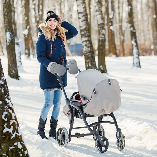 Warme Wandelwagen Handschoenen - Waterdicht & Winddicht - Universeel voor Kinderwagen en Buggy — afbeelding 3