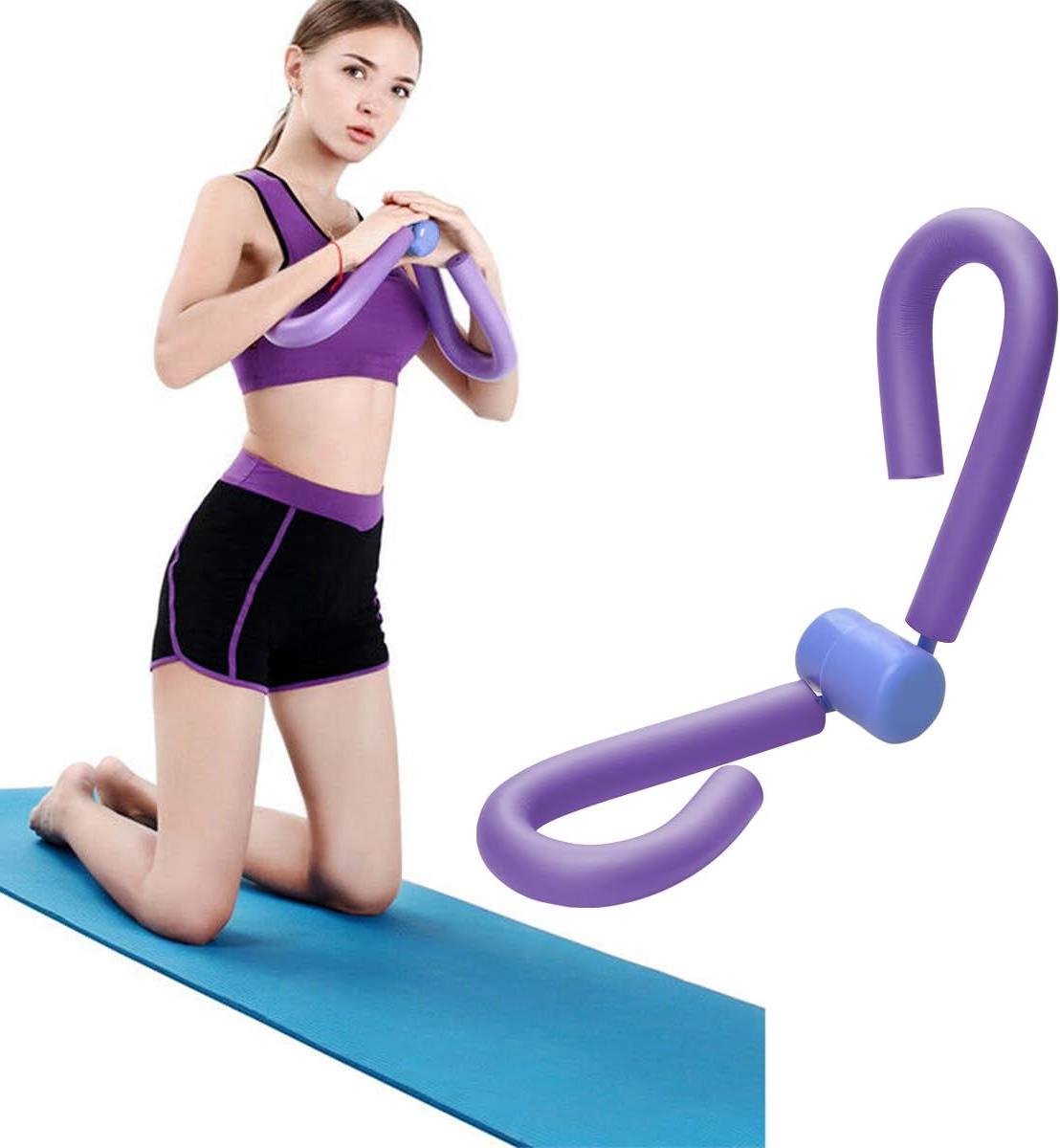 Workout Trainer - Thuis Fitness Apparaat - Lichaam Trainen - Stevige Stalen Veer - 40 cm Lengte - Grijs