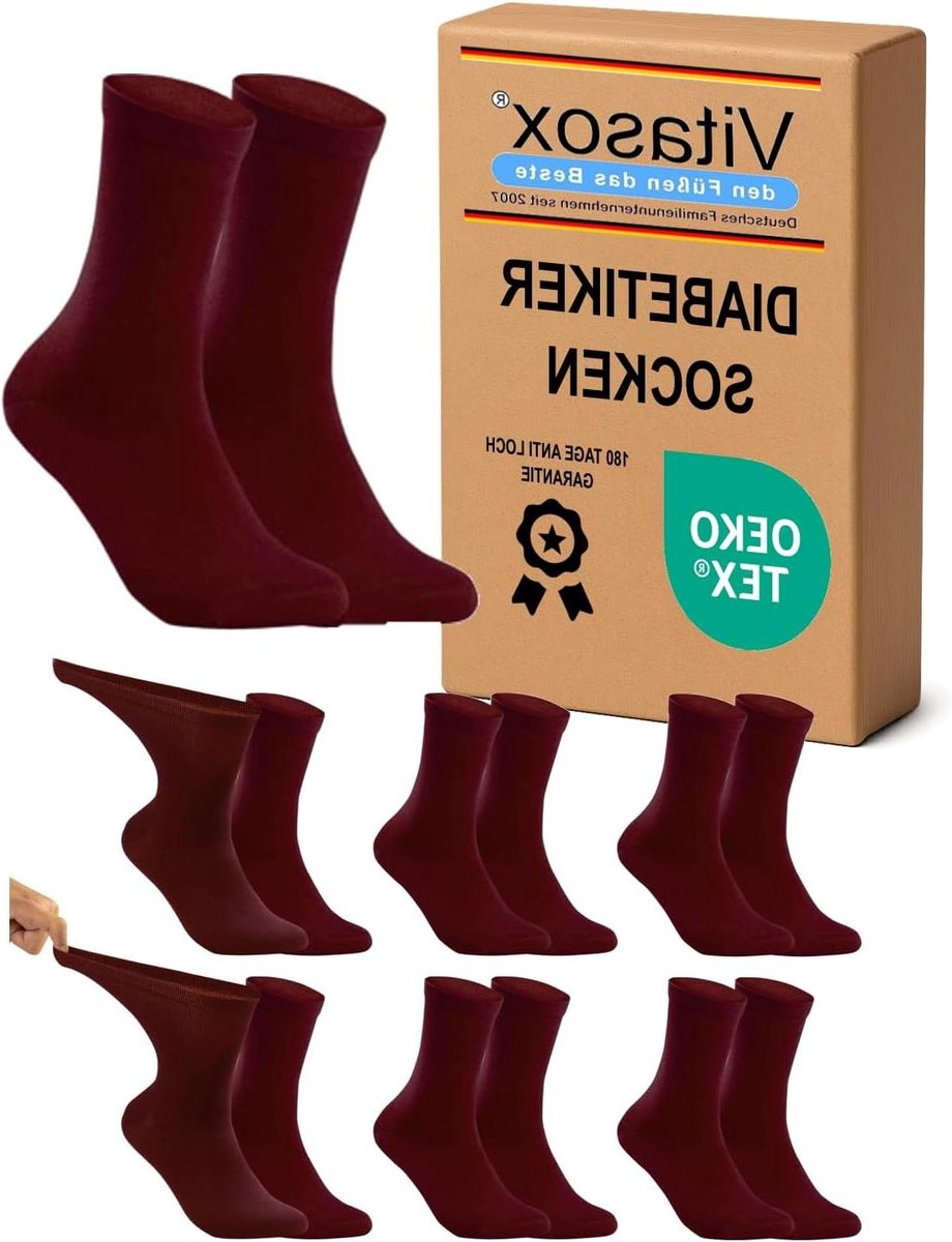 Gezondheidssokken Dames - Extra Brede Band - Comfortabel Dragen - Geen Inknelling - Wide Shaft - Zwart