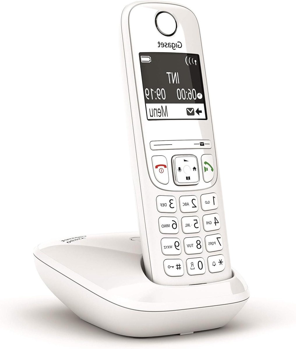 Draadloze Telefoon - Huistelefoon - Bellen Thuis - Speciaal voor Italië - 100 Namen - Wit