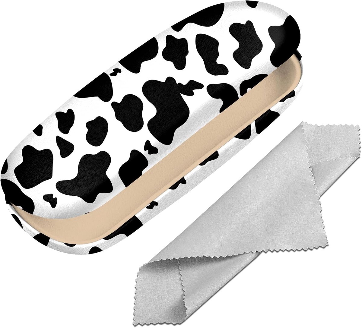 Brillenkoker Hard Shell Beschermhoes voor Bril Brillen Doos met Reinigingsdoek voor Meisjes Vrouwen Leuke Esthetische