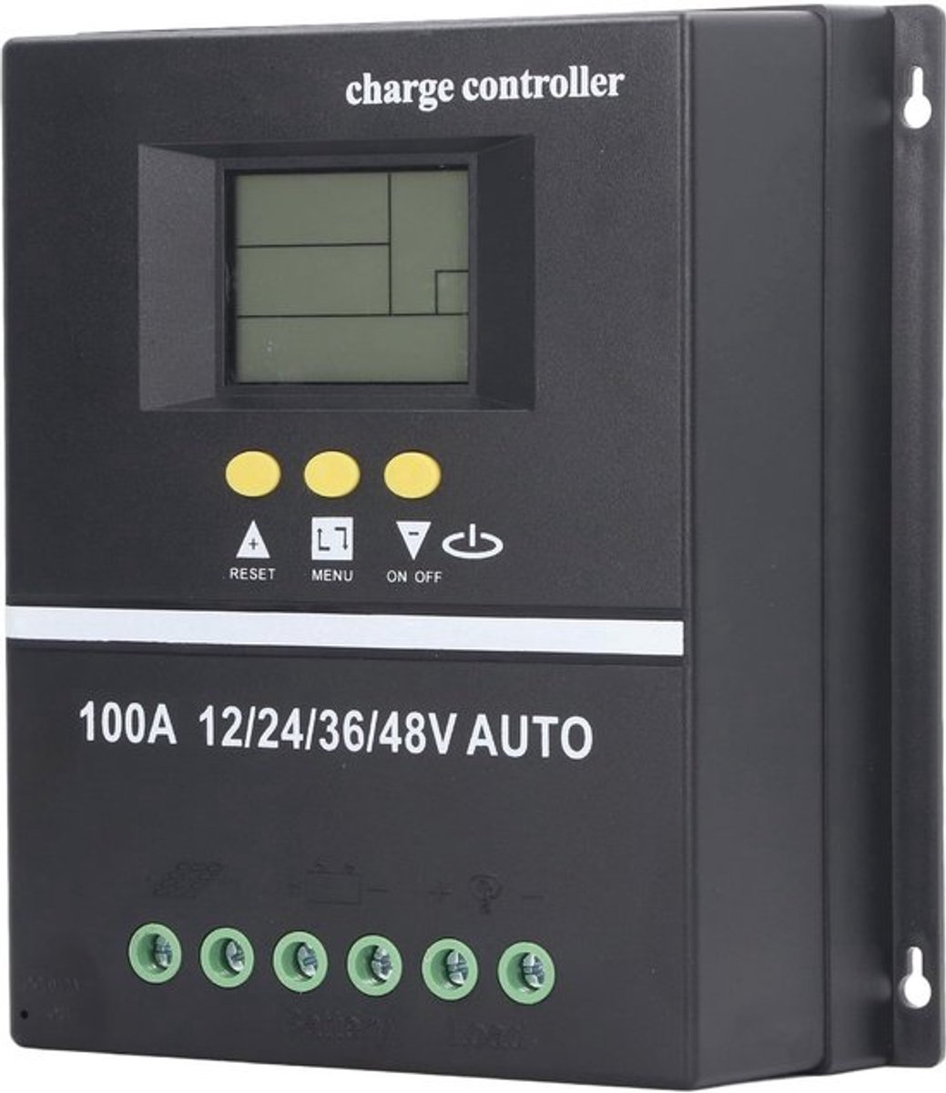 By shayne - 100a Zonne-laadregelaar - Dubbele USB-poort - Verlicht