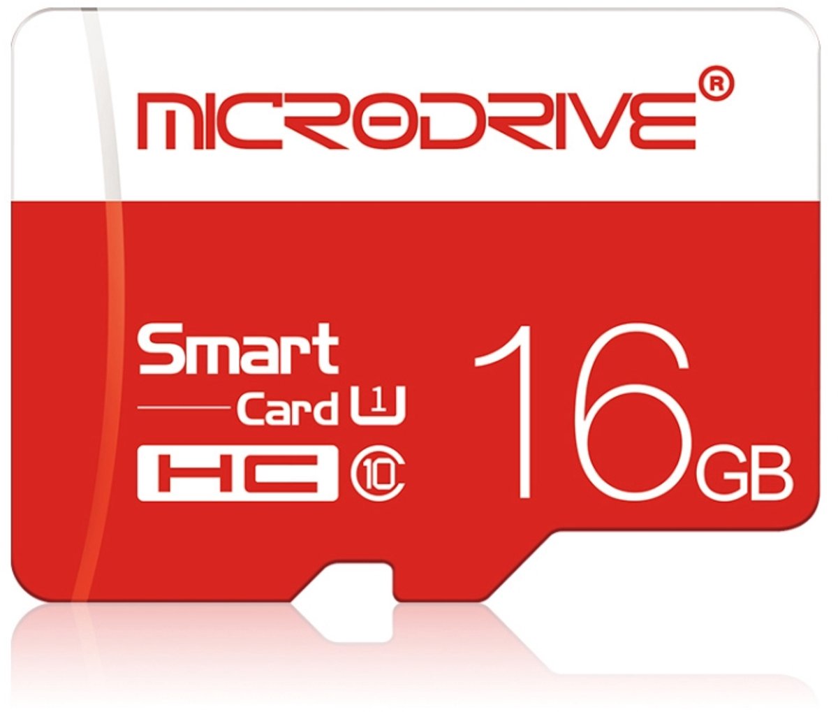 Microdrive 16GB High Speed Class 10 Micro SD (TF) geheugenkaart