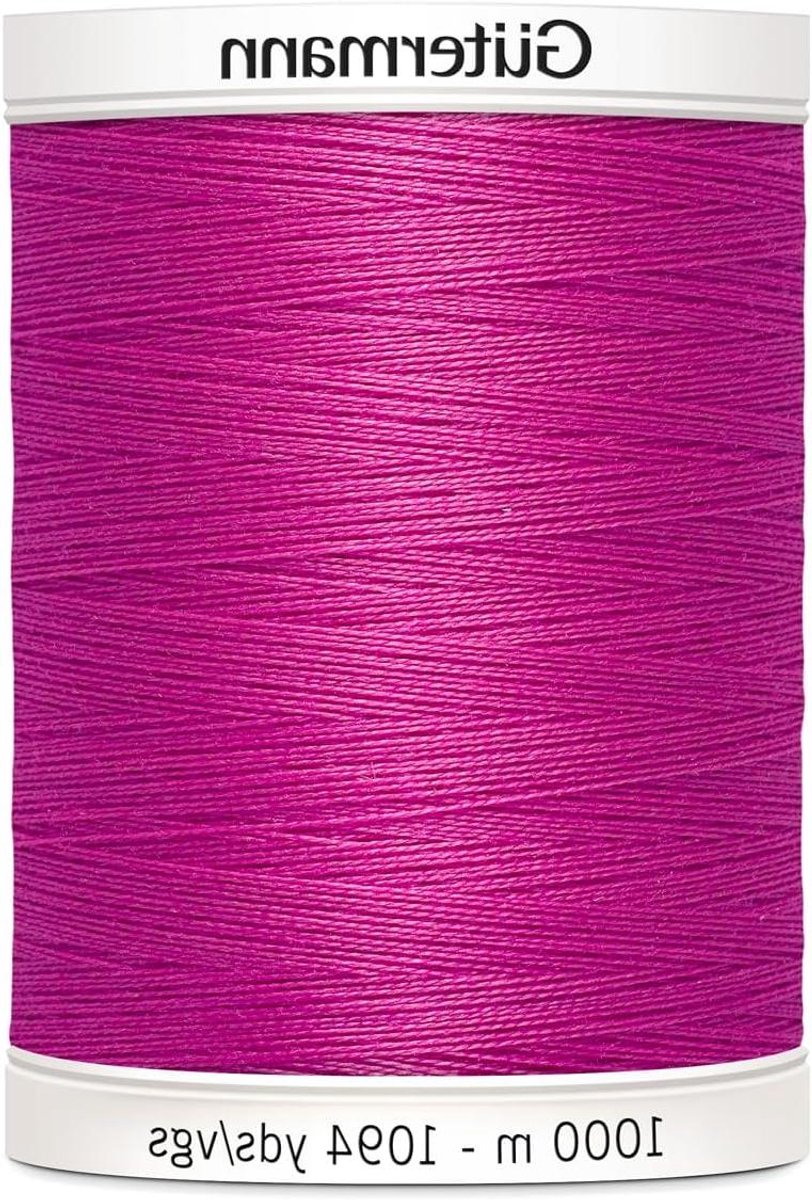 Naaigaren Fuchsia Roze 1000 Meter Duurzaam Polyester Garen