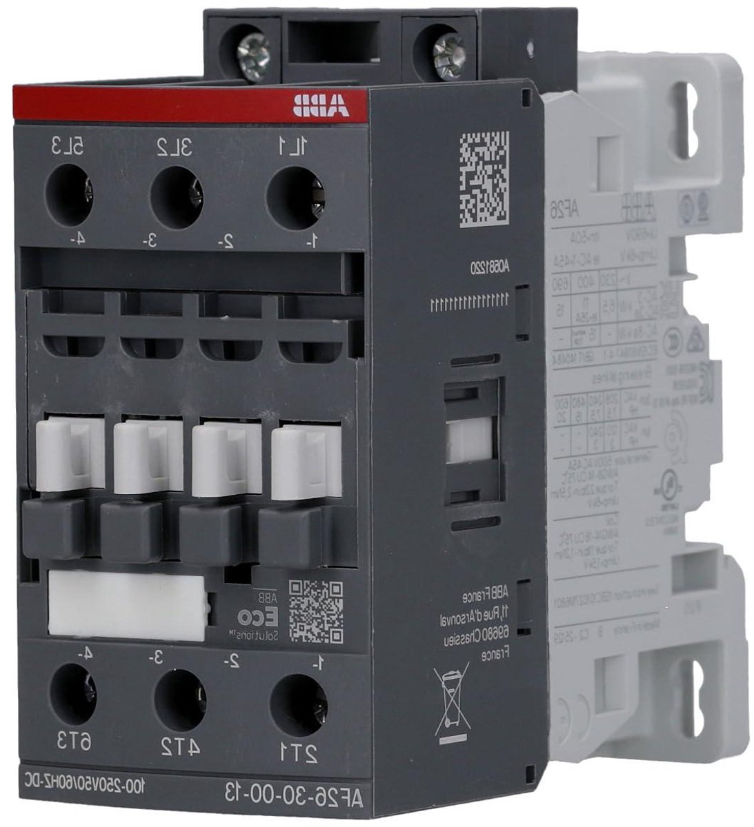 Stroomonderbreker - Schakelaar Beveiliging - Installatie Beveiligen - AC/DC Compatibel - 8.7 x 4.5 x 8.6 cm - Grijs