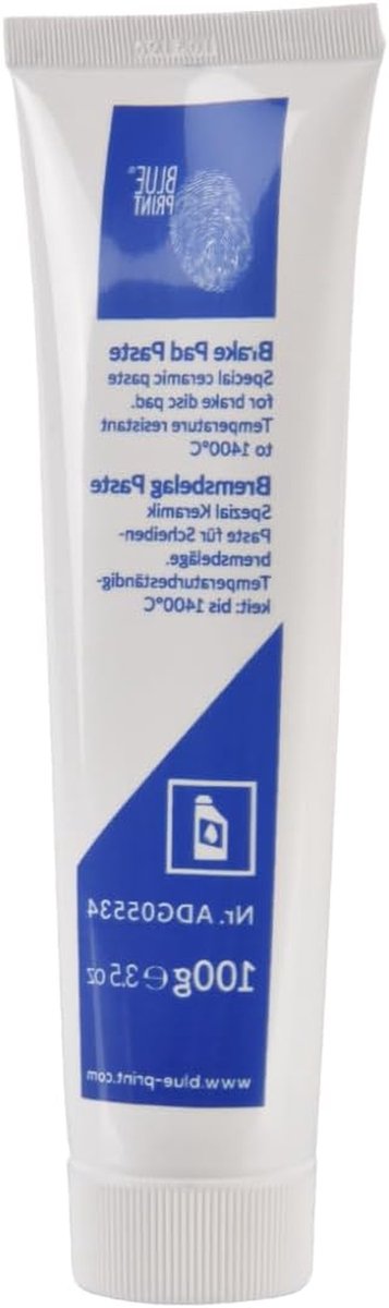 Keramische Pasta - Universele Pasta - Hoge Temperatuur Smering - Metaalvrij - 1 Liter - Wit