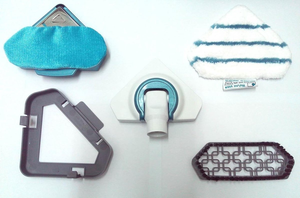 Stoomreiniger Accessoires - Doeken Pads - Hygiënisch Schoonmaken - Origineel Product - 3 Stuks - Wit