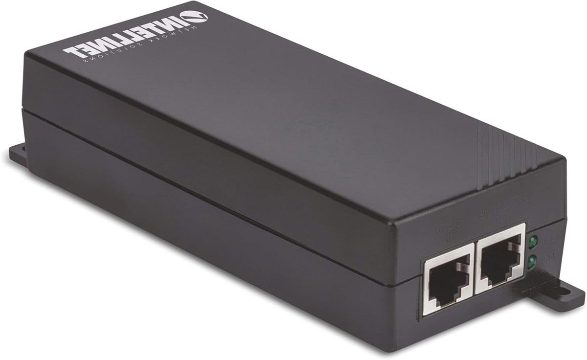 Gigabit PoE+ Injector - Netwerk Injector - Stroomtoevoer Netwerk - Hoge Power - 13.6 cm - Goud