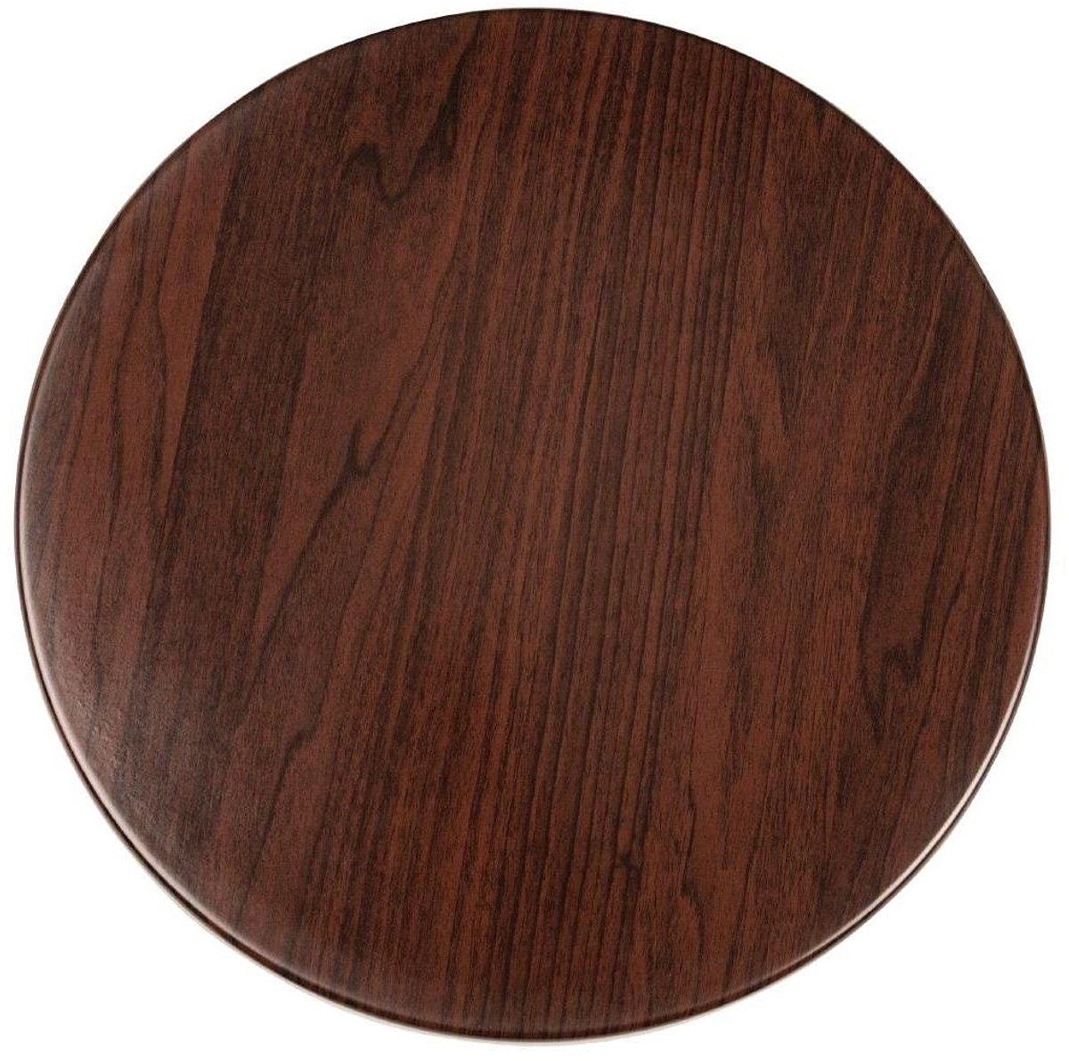 Ronde Tafelblad - Tafelblad Hout - Eetkamer Gebruik - Voorgeboord Montage - 600mm Diameter - Donkerbruin
