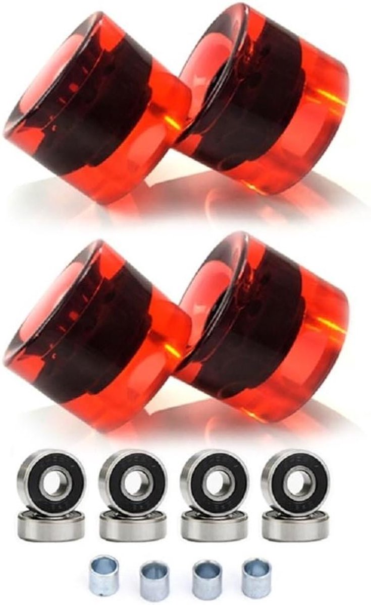 Skateboard wielen set Longboard wielen Skate accessoires Straat skaten ABEC-9 lagers 60x45mm 78A
