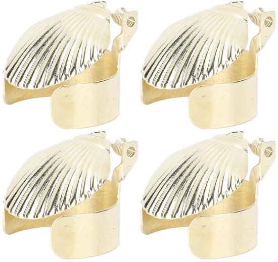 Diyeeni Automatische Kaarsendover 4 Stuks, Metalen Kaarsendovertimer voor Kaarsen van 0,7-1 Inch, Zelfdovende Kaarsenstopper Veiligheidsclip, Elegante Vlammendover voor Pijlerverjaardagskaarsen (GOLD) — afbeelding 2
