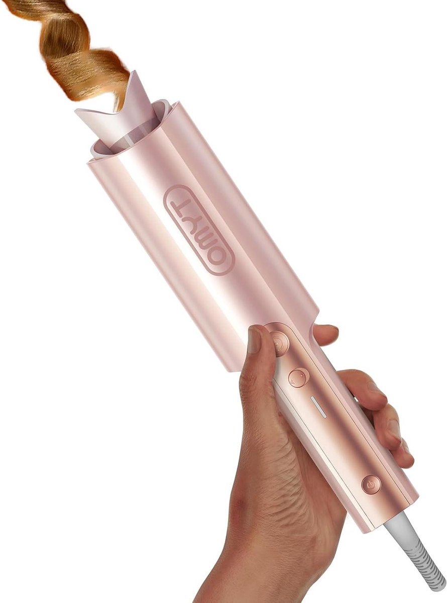 Automatische Krultang - Haarstyler Kruller - Snel Haar Krullen - Zonder Hittebeschadiging - 32mm Barrel - Goudroze
