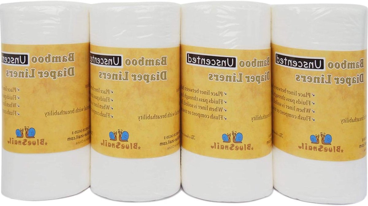 Luiervoeringen - Inlegvellen - Babyverzorging - Geur- en chloorvrij - 400 stuks - Wit