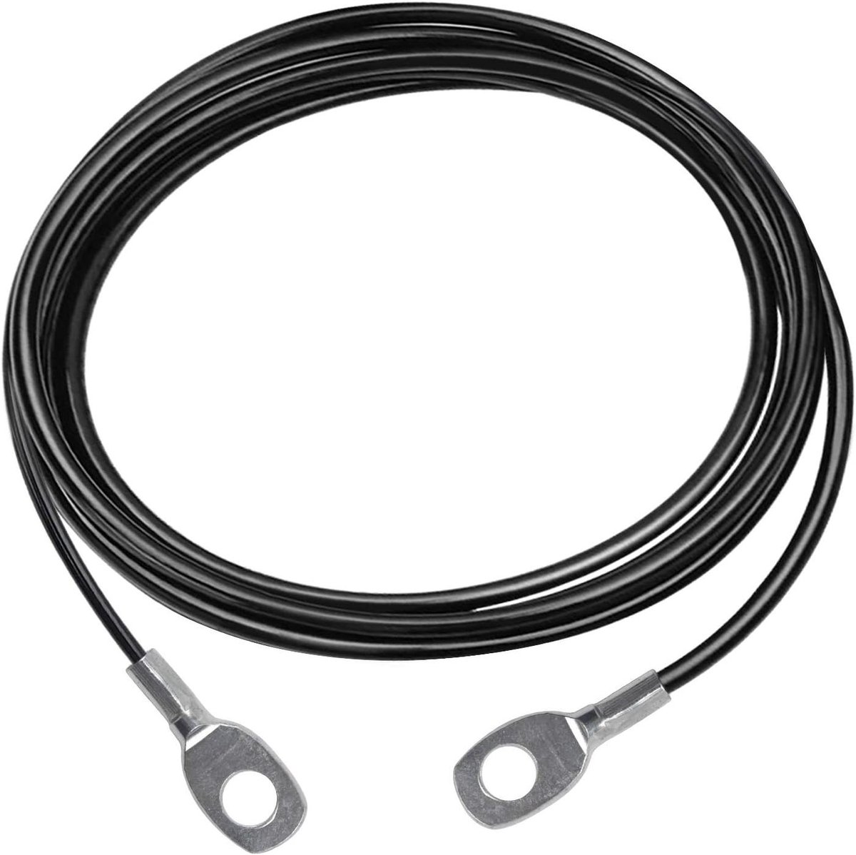 Stalen Kabel - Fitness Katrolkabel - Kracht Training - Zwaartekrachtbal Ontwerp - 3 Meter - Zwart
