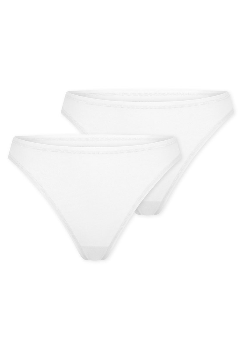 Schiesser 2 PACK String 95/5 - Dames Onderbroek - wit