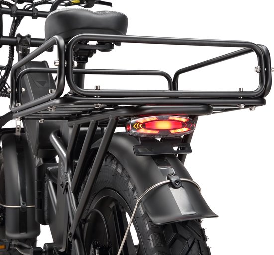 SINOHON Delivery Pro Max Elektrische Fiets - Dubbele Accu, Krachtige Motor, 48V 18Ah 120km Bereik - Voor Bezorgers & Stadsritten van SINOHON — afbeelding 4