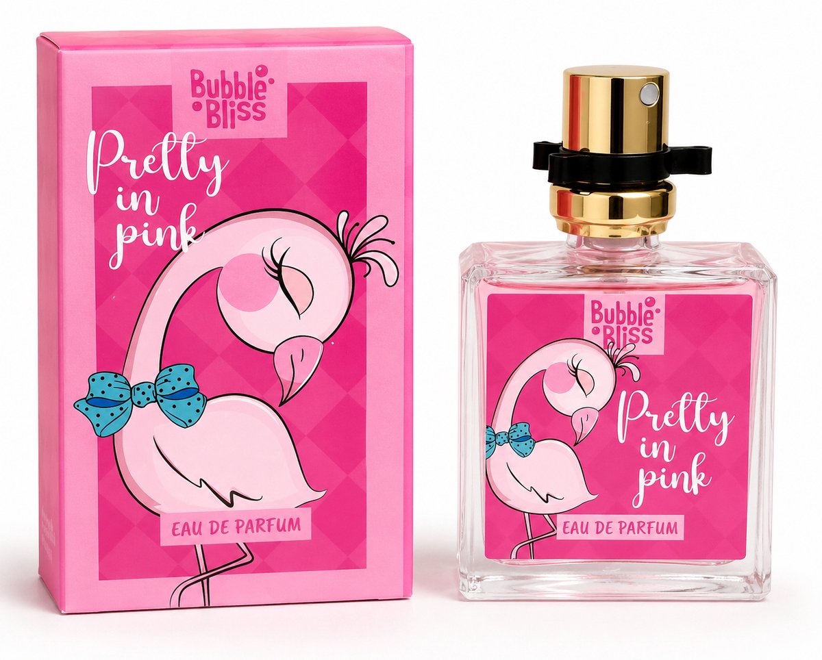 Bubble Bliss - Fantastic Flamingo - Pretty in Pink - Eau de Parfum - Voor Kinderen 15ml