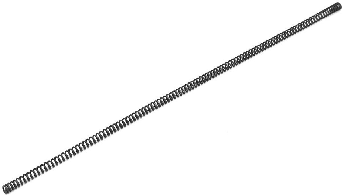 Sourcingmap 1mm Draad Dia 7mm Buitendiameter 305mm Lange Mangaan Staal Compressie Veren Zwart