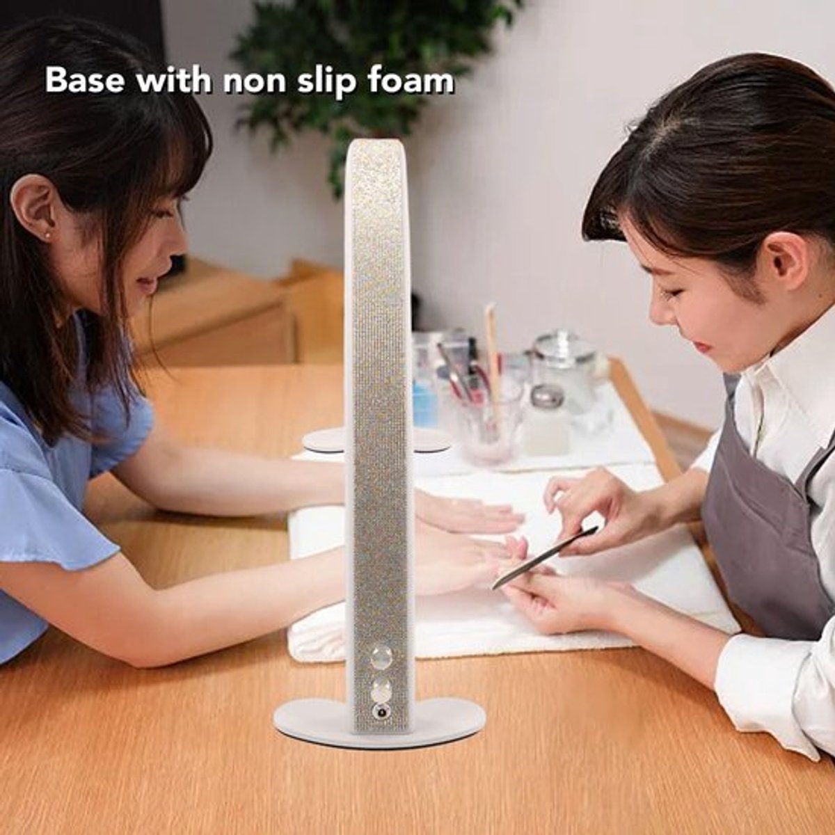 Nagellamp halve maan, 30 inch, Led, traploos dimmen