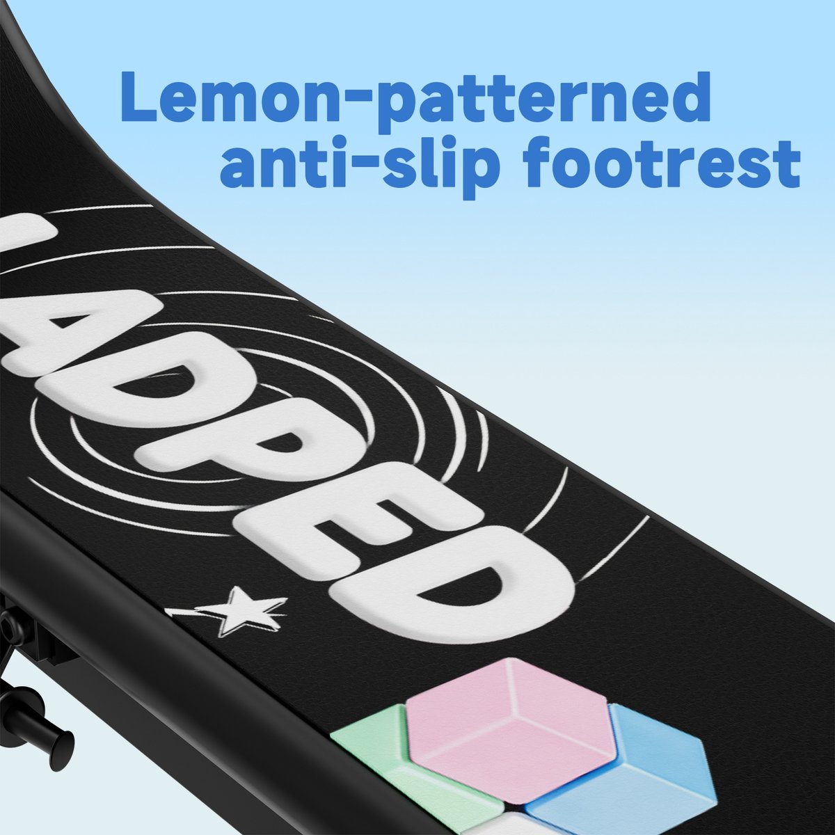 LADPED LP65 Elektrische Kinderstep – 250W Motor, Tot 14 km/u, 16 km Actieradius, 3 Snelheidsstanden, 6,5 Inch Massieve Banden, Veilig en Opvouwbaar-Zwart — cadeau in Elektronica - foto 6