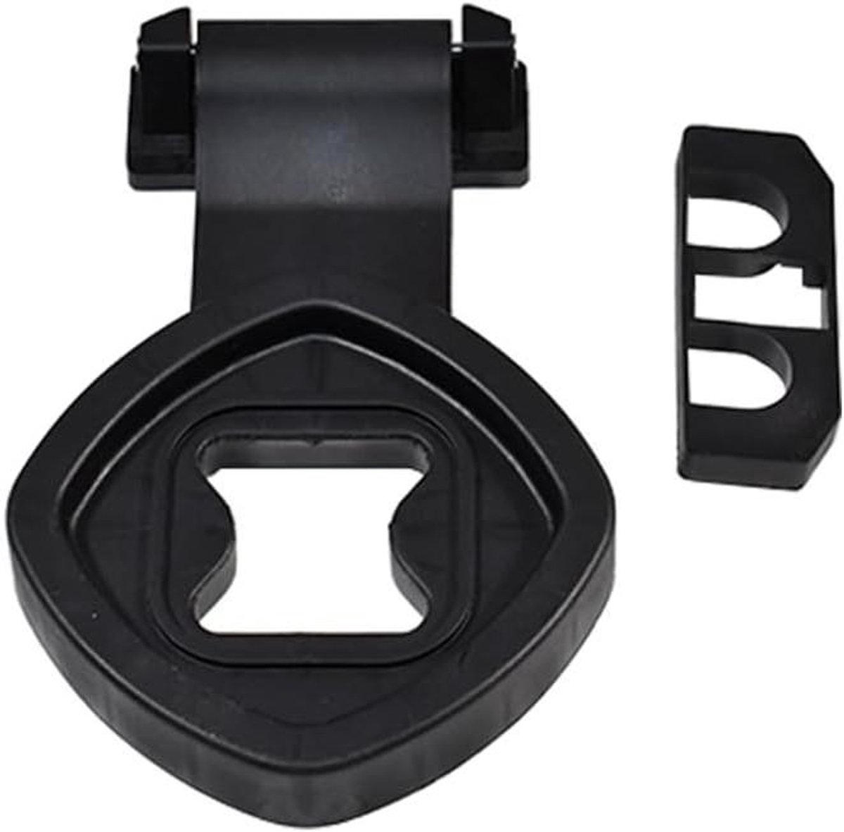 Reserveonderdeel Sluiting - Scharnierslot Vervanging - Opbergdoos Repareren - Versterkt Metalen Scharnier - 15 x 10 x 2 cm - Zwart