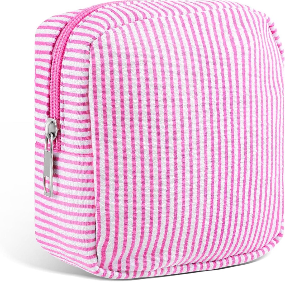 Maandverband Opbergtas - Menstruatietas Tamponhouder - Persoonlijke Hygiëne - Veelzijdig Multifunctioneel - 14 x 12 x 5 cm - Roze