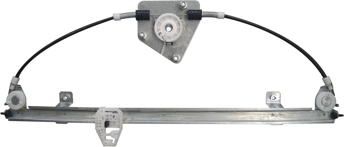 Raamheffer Rechts - Ruitmechanisme Auto - Auto Reparatie - Mechanische Bediening - Standaard Maat - Zilverkleurig