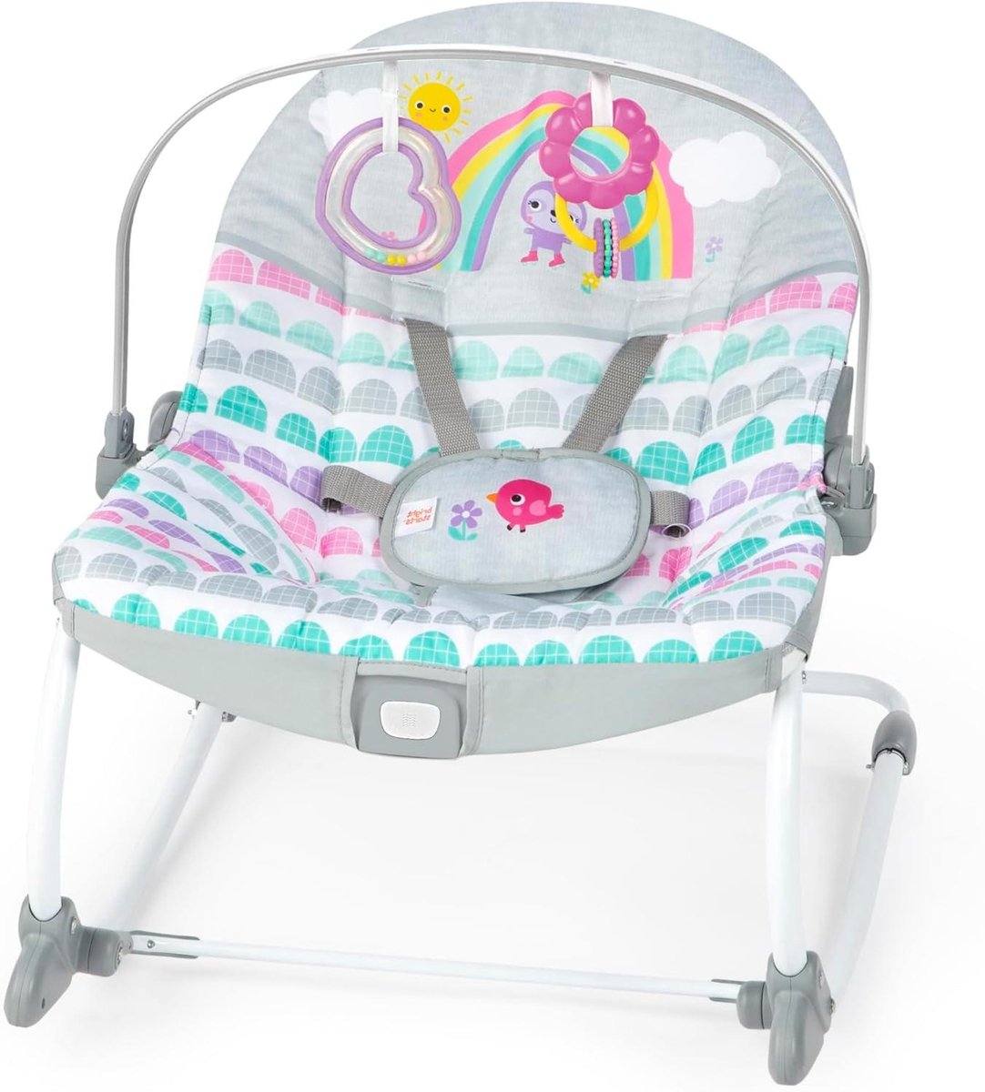 Baby Bouncer - Schommelstoel Baby - Baby Kalmeren - Met Vibratie - Tot 18 kg - Multicolor