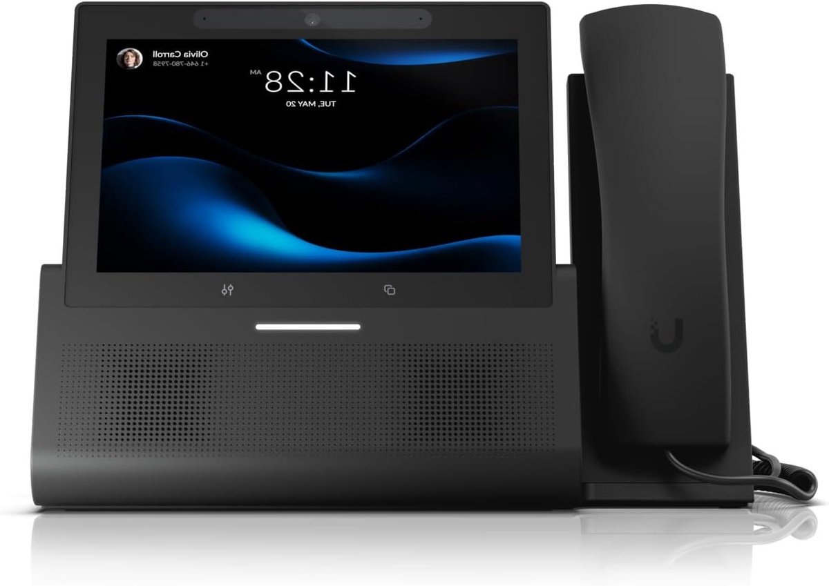 IP Telefoon - VoIP Telefoon - Zakelijk Communiceren - Touchscreen Interface - 7 inch Scherm - Zwart