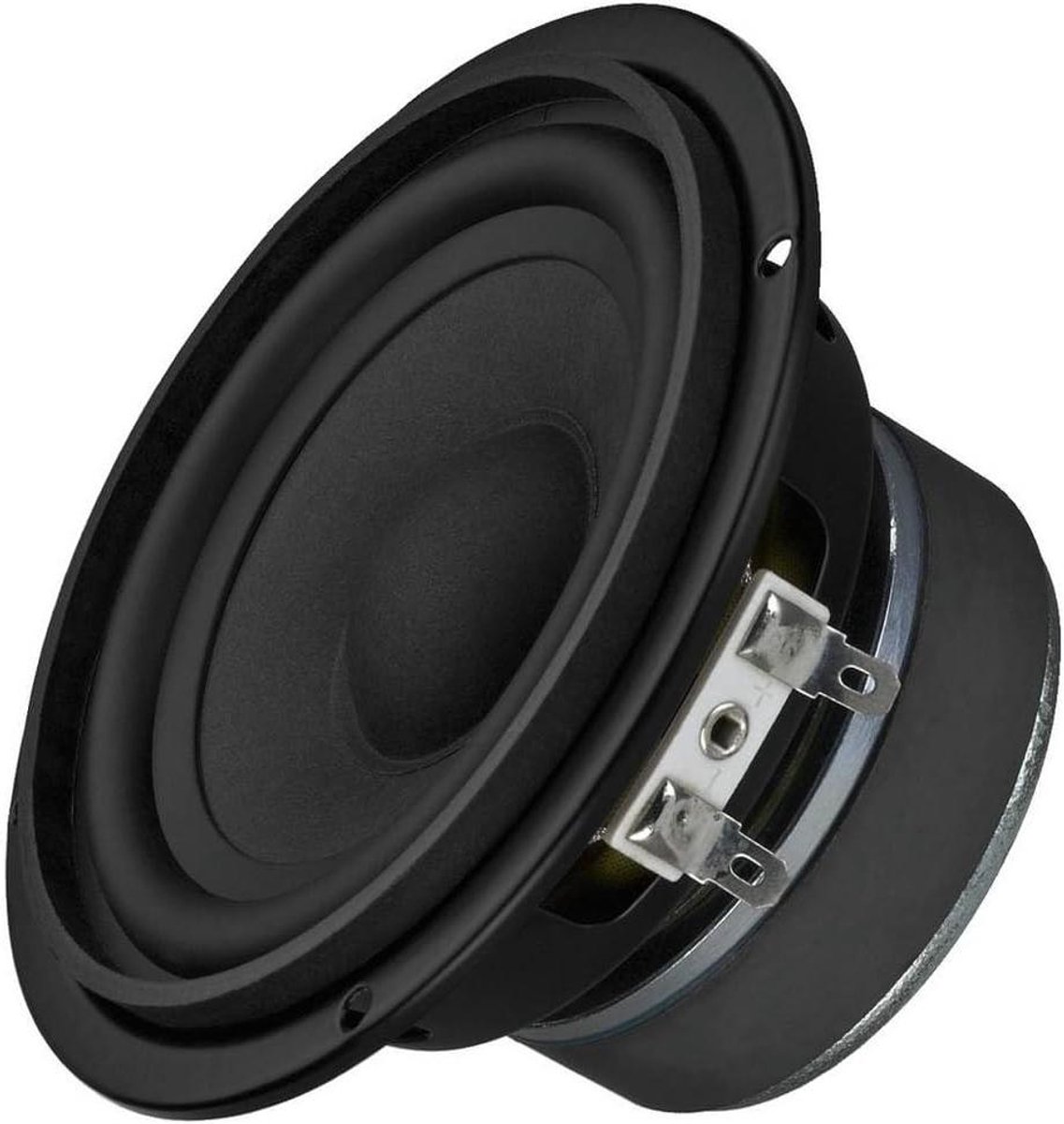 Bas-middenklasse luidspreker - Woofer speaker - Muziek luisteren - Papieren kegel lage resonantie - 40 Watt - Zwart