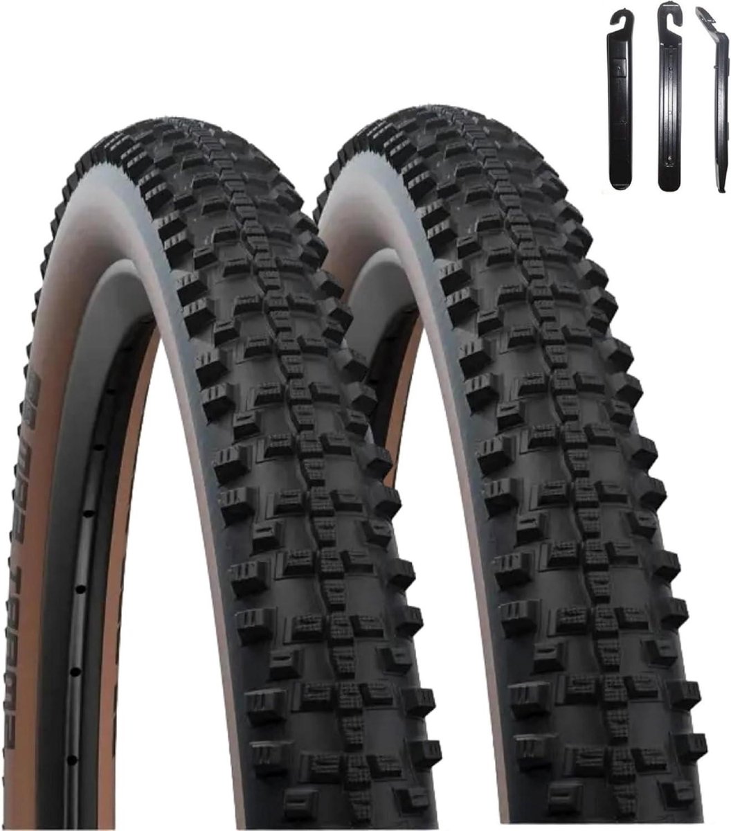 Fietsbanden Set - Banden Set - Mountainbiken - ADDIX Performance Line - 29 x 2.60 Inch - Zwart Brons
